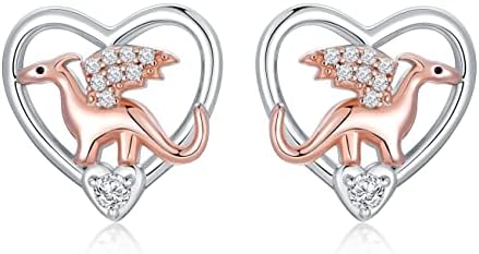 925 Sterling Silver Cute Animal Stud Earrings Animal Lover Jewellery Birthday Gifts for Women Girls