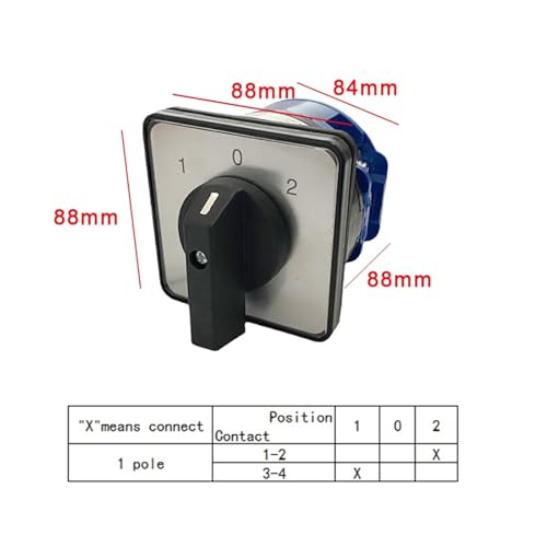 Interrupteur à Came Rotatif Double Alimentation LW26-125 - 3