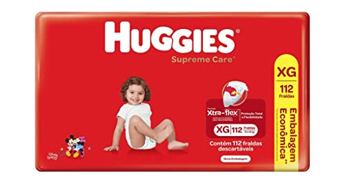 Fralda Huggies Supreme Care XG 112 Unidades