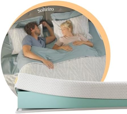 Colchão Solteiro de espuma D28 Emma Basics 17cm – com tecnologia ...