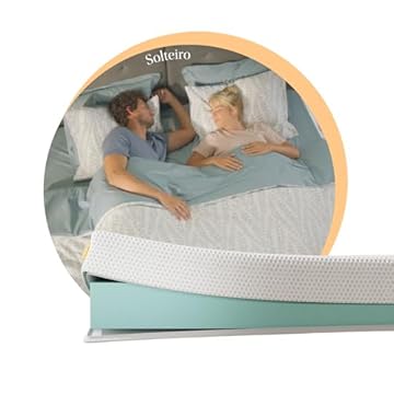 Colchão Solteiro de espuma D28 Emma Basics 17cm - Ortopédico e Hipoalergênico com 5 anos de garantia