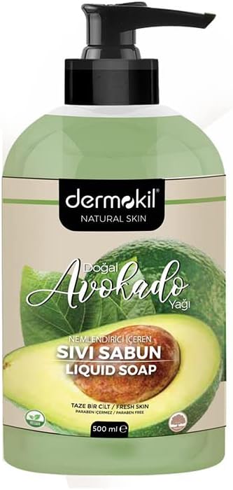 Dermokil Avokado Özlü Doğal Sıvı Sabun 500 ml