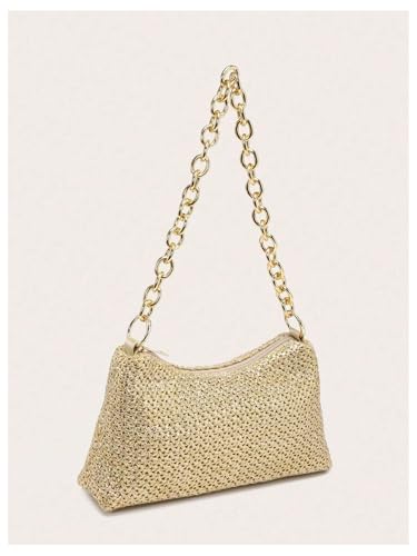 Image of Verdusa Women's Straw Woven Shoulder Bag Tote Handbag Summer Beach Purse Vacation Bags