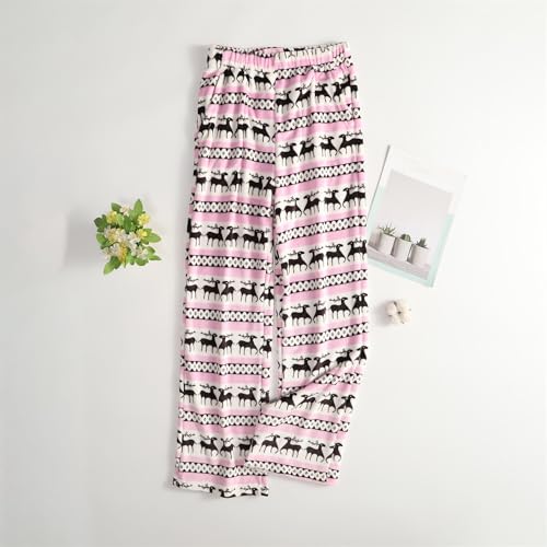 Flannel Pajama Pants Women Christmas Style Cute Pj Bottoms with Pockets - image 2