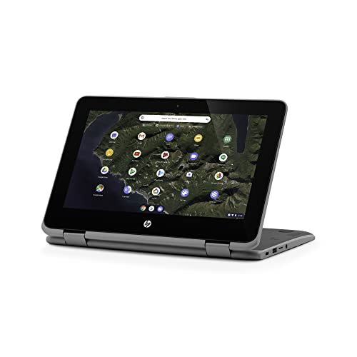 Image of HP Chromebook x360 11 G2 11.6 inch HD, Celeron N4100 1.1GHz 4GB RAM, 32GB Solid State Drive, Chrome OS, CAM, Touch, (Renewed)