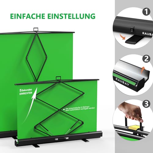 Fotohintergrund Raubay 152×210 cm mit einfachem Aufbau für Fotografie