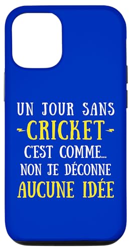 A Day Without Cricket Is Like No I'll Messy No Idea �X�}�z�P�[�X iPhone 12/12 Pro �p