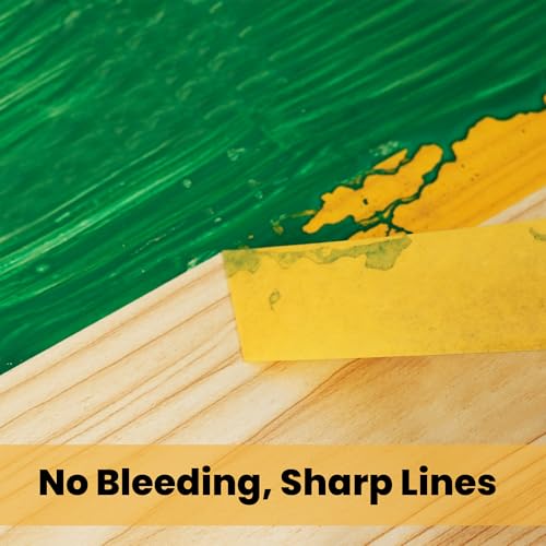 Image of TAPEBEAR Delicate Surface Advanced Masking Tape 0.7 inch x 60Yard, Orange Washi Tape Indoor Painters Tape Decorating with No Paint Bleed, Sharp Lines, Surface Damage-Free, Low Tack, 6Rolls
