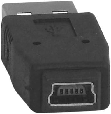 USB Male A to USB Mini Female B Adapter