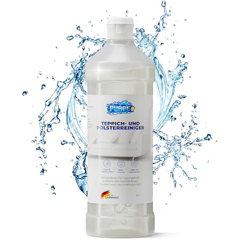 PURGE Teppichreiniger & Polsterreiniger Konzentrat | 1:20 | Für Waschsauger | Flüssig Reiniger...