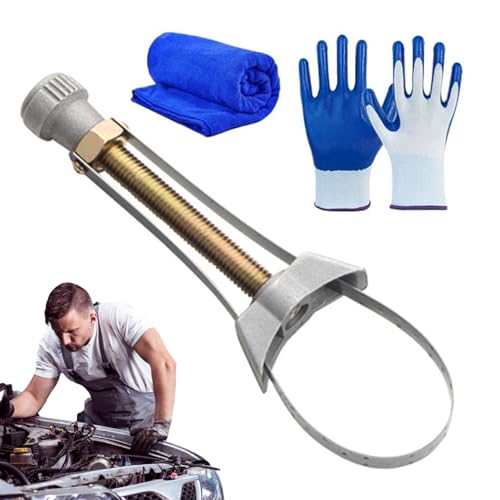 Llave de filtro, herramienta de extracción de filtro de - llave de salario para el filtro de del motor kuur, herramienta de reparación automotriz, con accesorios de motor