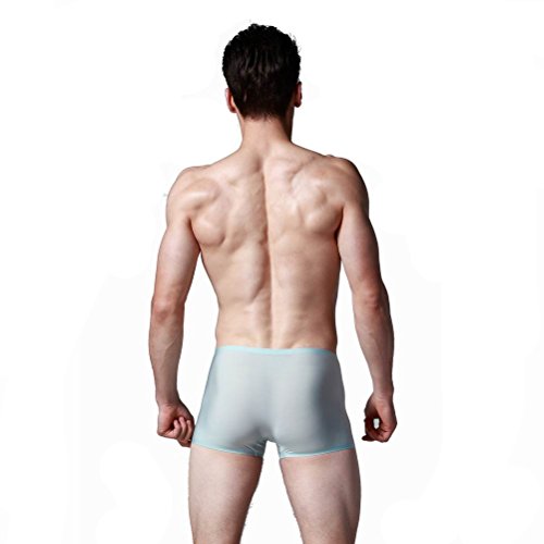 Seamless Free Breathing Sexy Mens Boxer Briefs Underwear Super Smooth and Thin Dry Fast Milk Ice Silk Material3