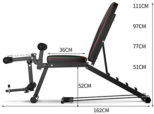 Weight Bench Workout Bench Home Gym Exercises Multifunction Dumbbell Bench Flying Bird Stool Fitness Chair Sit-UPS Home Fitness Equipment Male Bench Stool Workout Bench - Image 8
