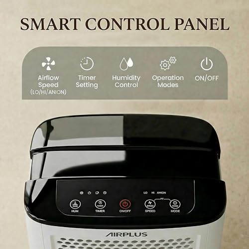 Image of AIRPLUS 4500 Sq. Ft Dehumidifiers for Home, 70 Pints Dehumidifier for Basement with Drain Hose, Continuous Drainage, Intelligent Humidistat, Dehumidifier for bathroom, bedroom, Large Room