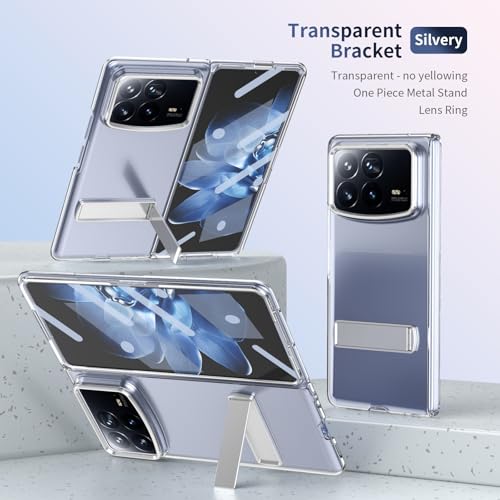 Étui Xiaomi Mix Fold 4 robuste de qualité militaire en version transparente haute résistance - 2