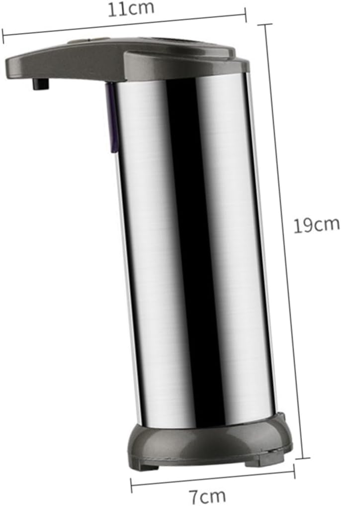 Unomor Automatic Touchless Soap Dispenser Stainless Steel Intelligent Liquid Dispenser for Kitchen and Bathroom Adjustable Sensor No Battery Required Random Color image 2