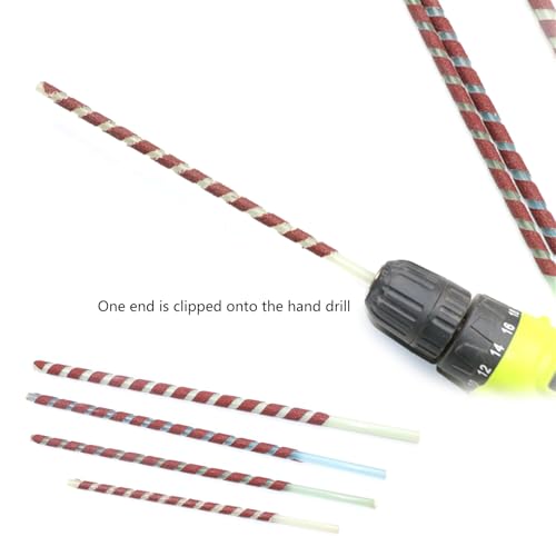Escariador de mango de corcho para cañas juego de 4 herramientas de reparación 2