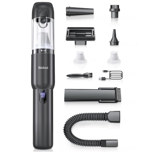 Car Vacuum 4-in-1 Small Handheld Vacuum w/ 20000Pa Suction, Cordless Hand Held…