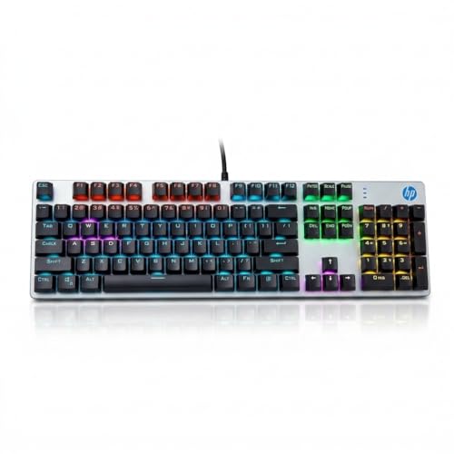 HP GK400F Wired Mechanical Gaming Keyboard – Wired USB...