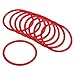 M METERXITY 12 Pack Carnival Toss Rings - Plastic Round Throw Hoops, Apply to Parties/Interactive (3.35
