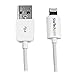 Price comparison product image StarTech.com USBLT30CMW 0.3 m (11 Inch) Short White Apple 8-Pin Lightning Connector to USB Cable for iPhone/iPod/iPad, Charge and Sync Cable