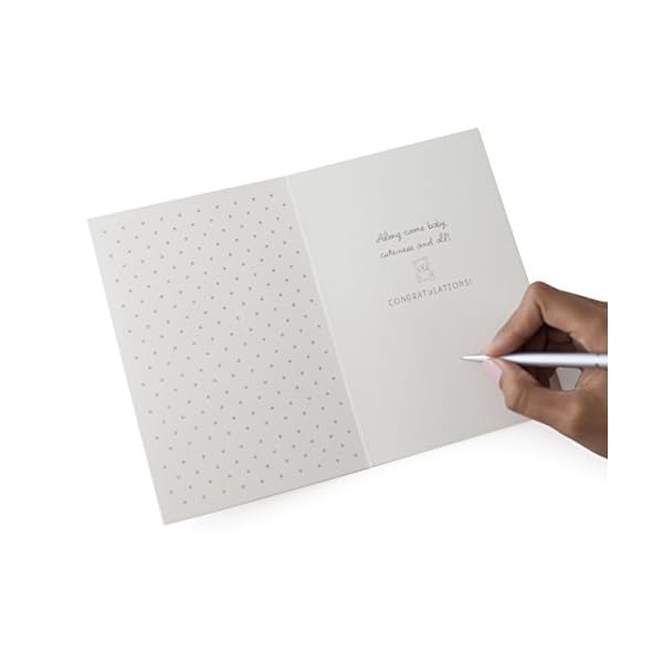 Hallmark Signature Glückwunschkarte zur Geburt eines Babys, Kinderwagen – Bild 6