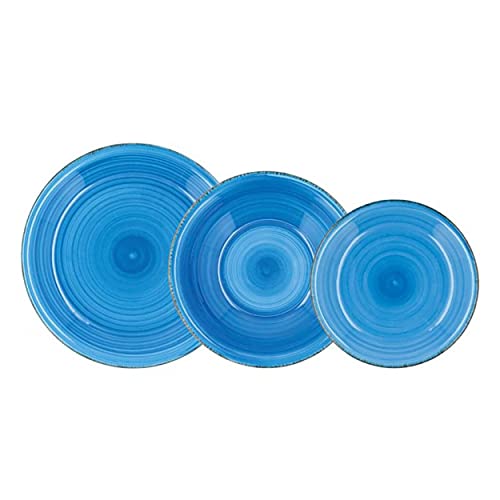 Hogar Y Mas Vajilla 18 Piezas Azul Vita