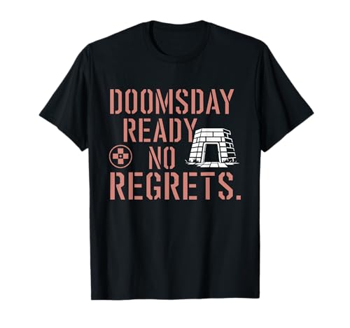 Subterráneo Bunker Entusiasta Doomsday Prepper Supervivencia Camiseta