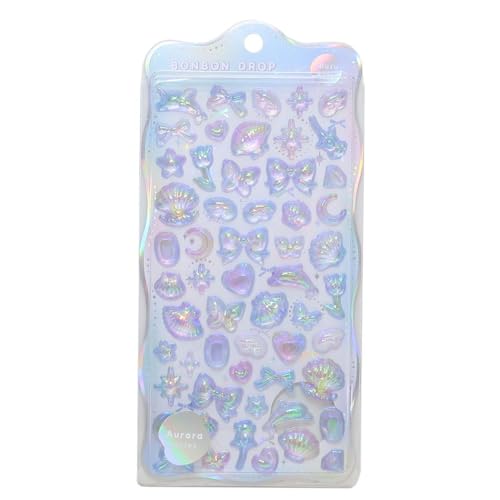 Amazon | クーリア シール ボンボンドロップシール（オーロラ