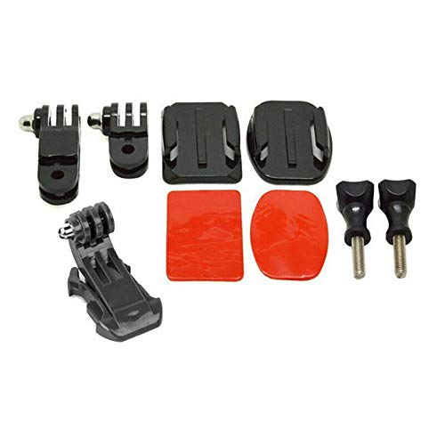 Conjunto de acessórios de montagem frontal para capacete da Shoot J-Hook para Gopro 4 3 3+ 4