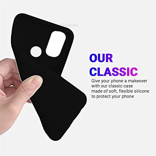 Image of LIRAMARK Liquid Silicone Soft Back Cover Case for OnePlus Nord N100 5G / 1+Nord N100 (Black)