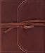 ESV Single Column Journaling Bible (Brown, Flap with Strap)
