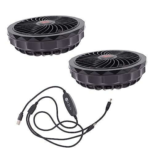 BATHVEVE Ventilador USB para Chaleco de Refrigeración Diseño Silencioso y Ajustable con Velocidades Ventilador Portátil de Aire Acondicionado para Construcción y Verano