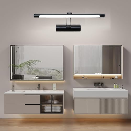 Espejo Baño Apliques LED 45cm con Luz Regulable Blanco IP44 6