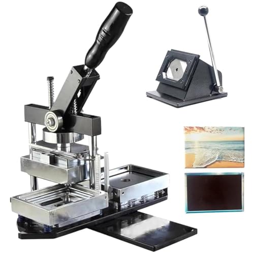Niestandardowa maszyna Bad Maker z przecinarką i materiałami do papieru, DIY Photo Magnet Press Kit do pamiątek podróżnych, Recreatal Craft Tool dla imprez