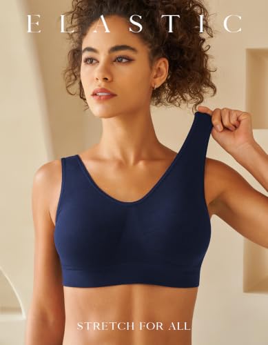 Image of SIMIYA Sports Bras for Women, Yoga Comfort Seamless Wireless Sports Bra