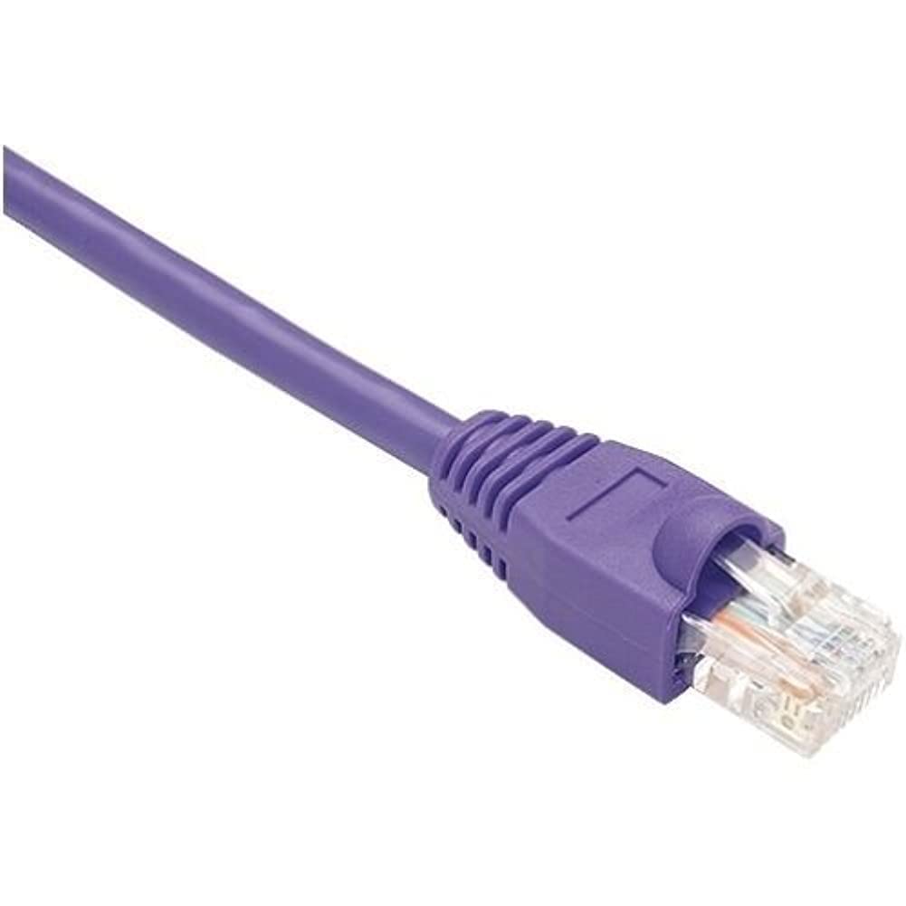 Unirise USA LLC Cat5e Shielded Gigabit Ethernet Patch Cable Utp Purple Snagless 7ft