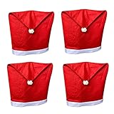 Crea el ambiente navideño perfecto: con estas bonitas fundas navideñas para sillas podrás iluminar tu hogar de forma rápida y sencilla. Convierta su hogar en un rico ambiente navideño y disfrute de unas mejores y cálidas vacaciones.