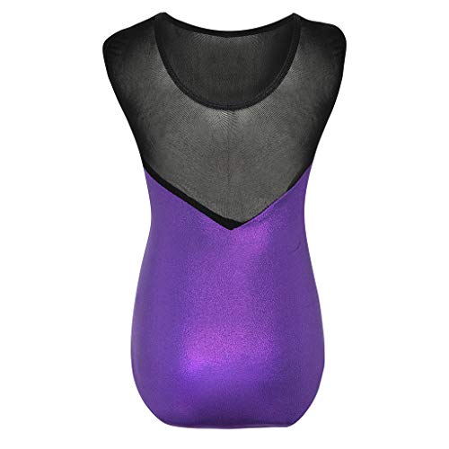 DYNWAVE Meninas Crianças Ballet Dança Costune Ginástica Collants de Uma Peça 13-14 Anos - 13-14 anos