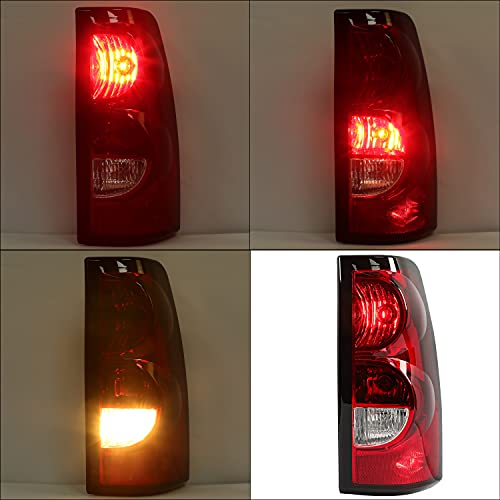 image for HECASA Tail Lights Passenger Side Compatible with 2003-2007 Chevy Silv
