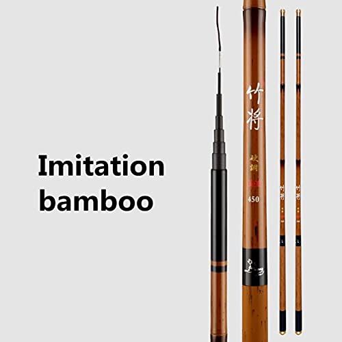 LUOSHUAI Stipprute Angelpol Teleskop Angelrute Karpfen Angelruten  Ultralight Carp Ultraleichte Angelstange Kohlefaser Bambus Angelrute (Color  : Chocolate, Length : 3.6 m and Gifts) : Amazon.de: Sport & Freizeit