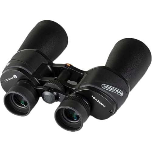 Image of Celestron 72254 Ultima 10 x 50 Porro Prism Binocular, Fully Multi-Coated Lens, BaK-4 Prism Glass, Black