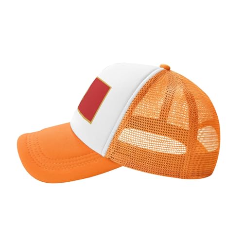 Flag of Montenegro Trucker Hat Snapback Mesh Baseball Cap Unisex3