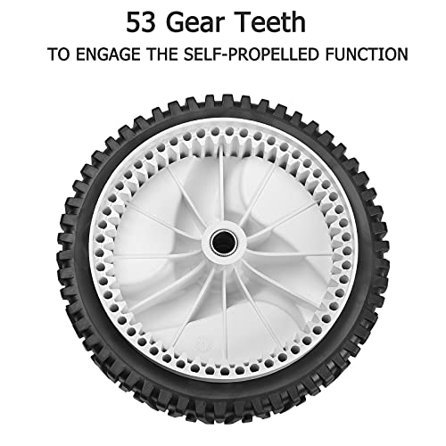 Fourtry 532403111 Front Drive Wheels Fit for Craftsman Lawn Mower - Front Drive Tires Wheels Compatible with Craftsman & HU Front Wheel Drive Self Propelled Mower Tractor, Replace 194231X427, 2 Pack