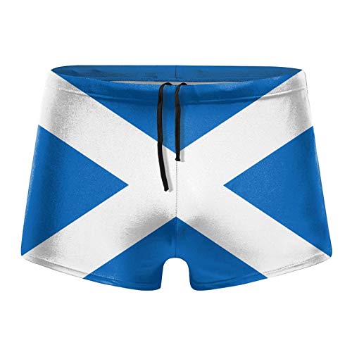 Men'S England Flag Swimwear Boxer Briefs Swim Trunk Triangle Thong Bikini Swimsuit