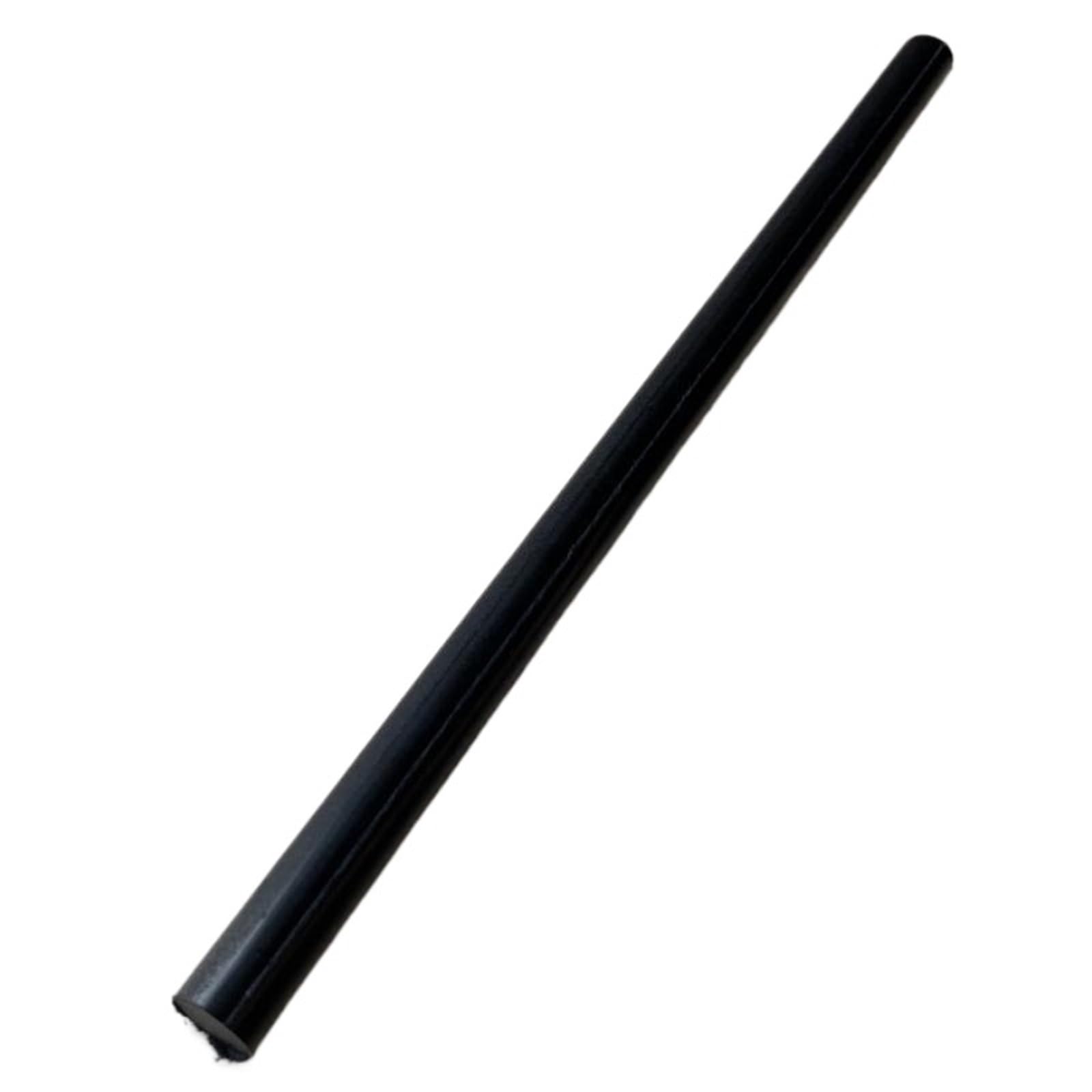 Paquete de 9 varillas nailon PA6 negras, diámetro 10 a 30 mm por longitud 250(10x250mm)