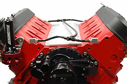 ICT Billet LS Cylinder Head Coolant Steam 4 Port Crossover Hose Kit DBC DBW Throttle Body Stainless Steel Braided Hose Kit