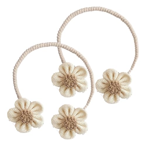 Abrazadera de soporte para cortina de flores, hebilla de cortina de flores, estante decorativo para cinturón, cortinas con abrazos retorcidos, abrazos decorativos para dormitorio, dormitorio infantil