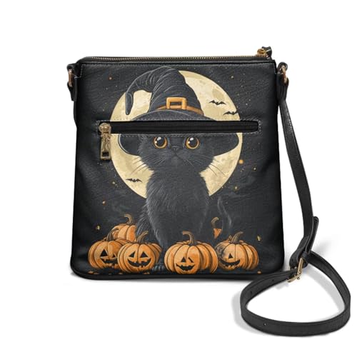 HUGS IDEA Crossbody Purse Leather Handbag for Women Men Shoulder Purse Large Cell Phone Bag2