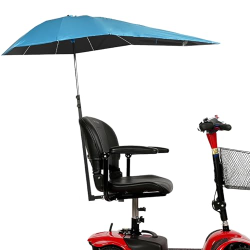 AIWFL Sunshade Canopy for Mobility Scooters, Height Adjustable Rain Cover Canopy Foldable Scooter Sunshade Umbrella, Fits for Mobility Scooters and Power Chairs Equipped with a 1" x 1" Receiver AIWFL Sunshade Canopy for Mobility Scooters, Height Adjustable Rain Cover Canopy Foldable Scooter Sunshade Umbrella, Fits for Mobility Scooters and Power Chairs Equipped with a 1" x 1" Receiver